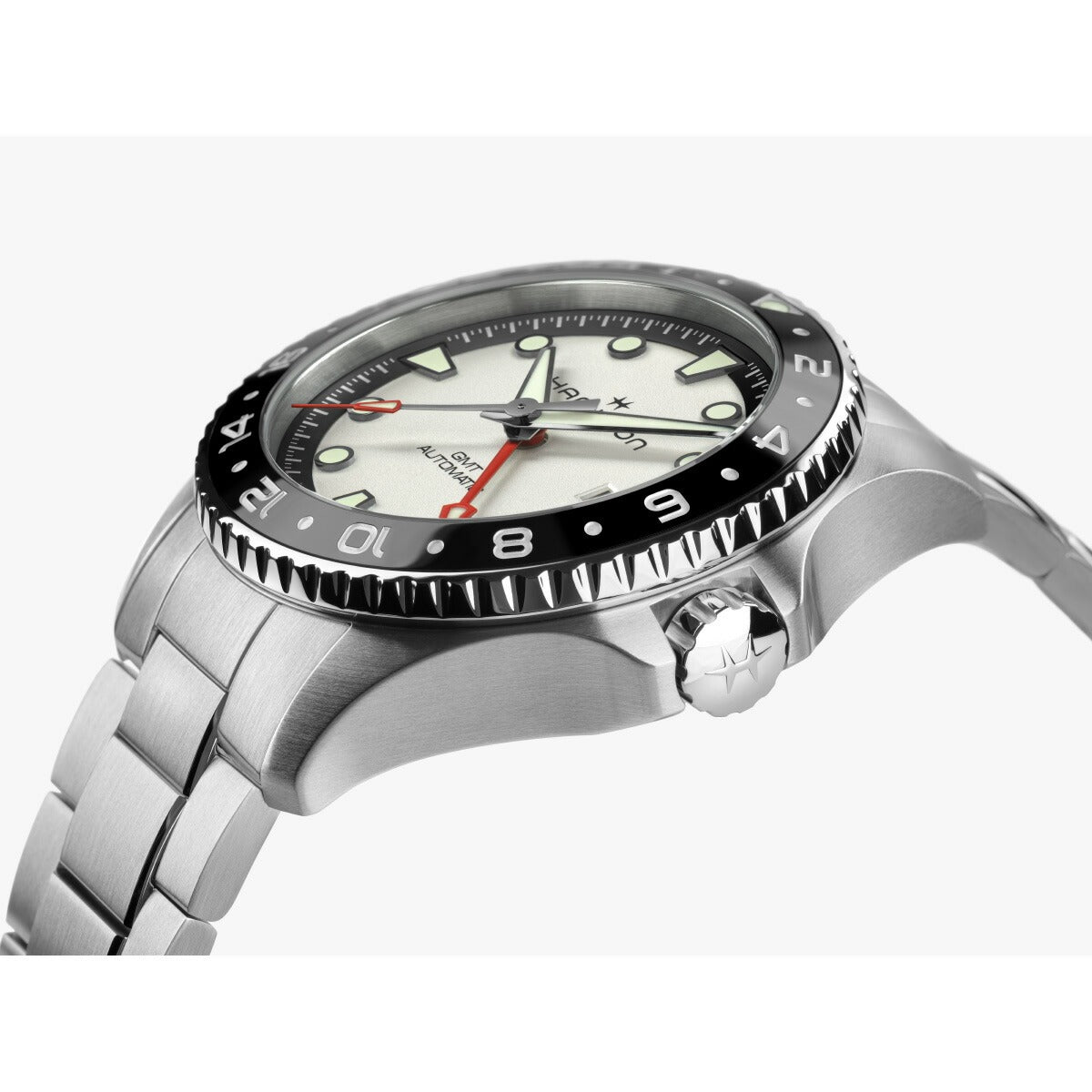 ハミルトン HAMILTON カーキ ネイビー スキューバ GMT オート 43mm H82555150 腕時計 メンズ 自動巻き KHAKI NAVY SCUBA AUTOMATIC【2025 新作】【正規品】【60回分割手数料無料！】