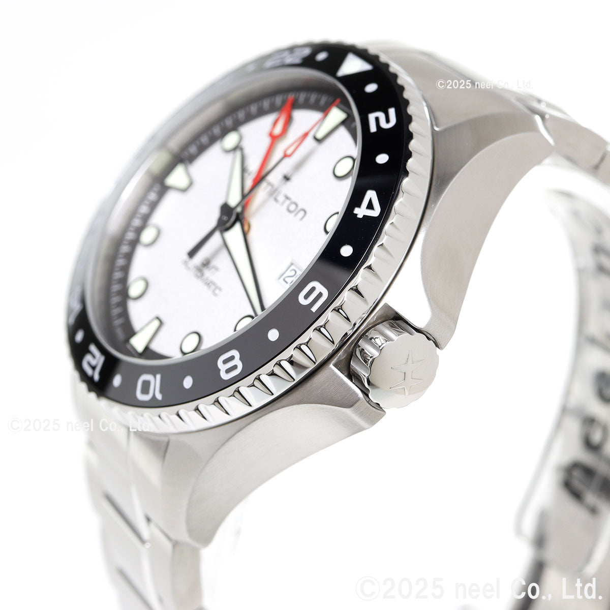 ハミルトン HAMILTON カーキ ネイビー スキューバ GMT オート 43mm H82555150 腕時計 メンズ 自動巻き KHAKI NAVY SCUBA AUTOMATIC【2025 新作】【正規品】【60回分割手数料無料！】