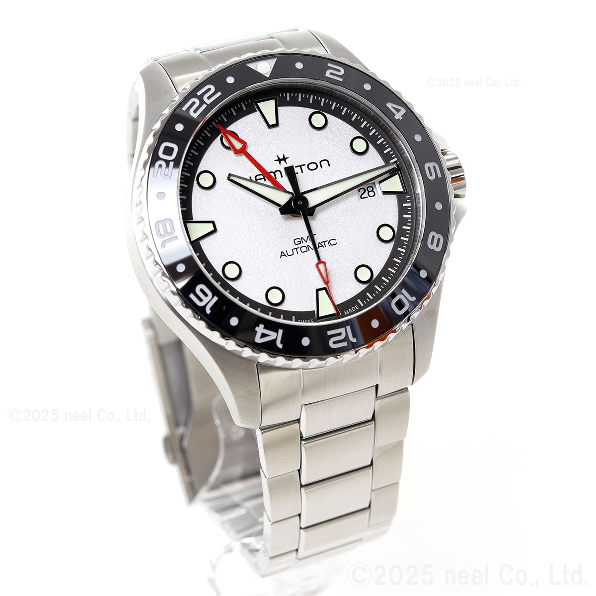 ハミルトン HAMILTON カーキ ネイビー スキューバ GMT オート 43mm H82555150 腕時計 メンズ 自動巻き KHAKI NAVY SCUBA AUTOMATIC【2025 新作】【正規品】【60回分割手数料無料！】