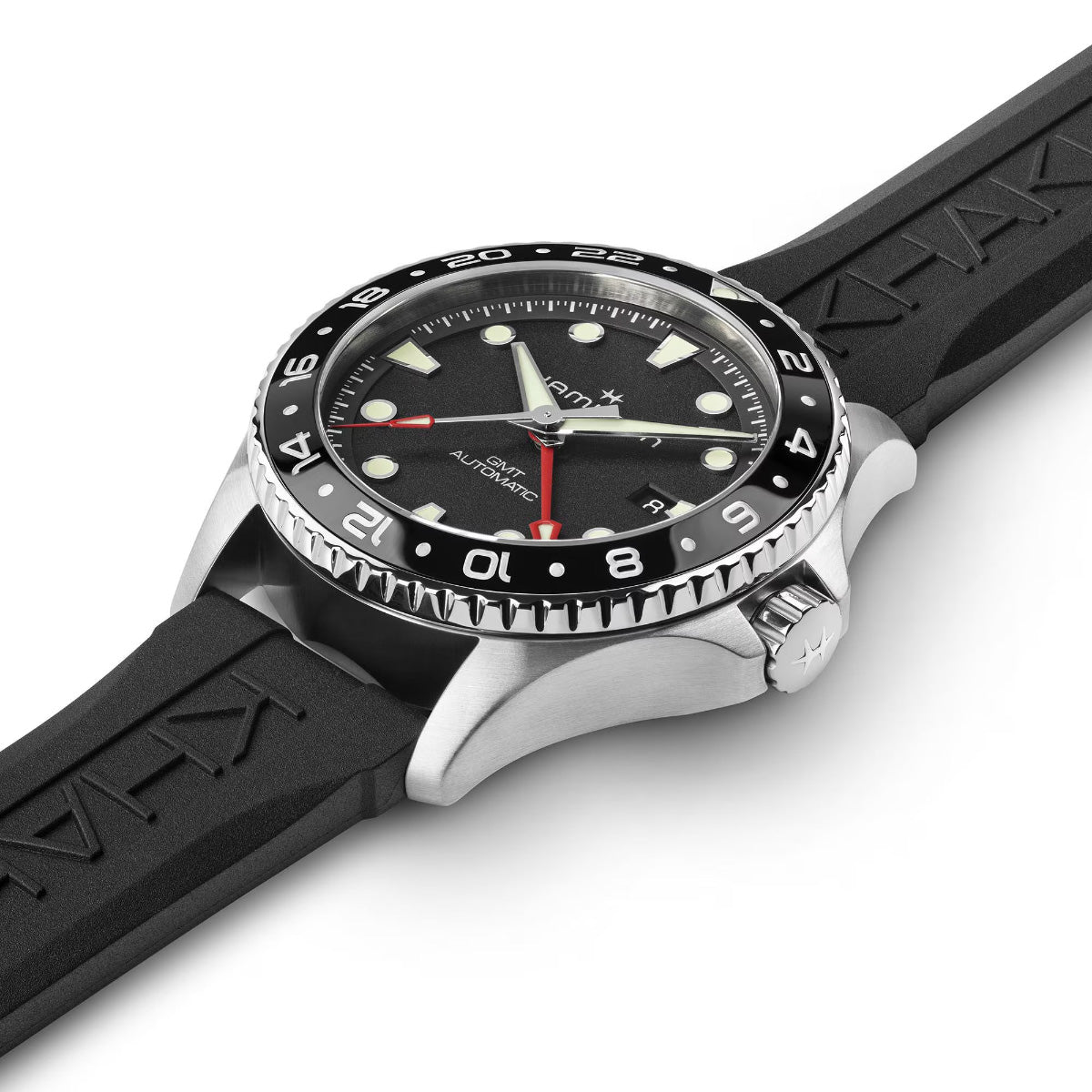 ハミルトン HAMILTON カーキ ネイビー スキューバ GMT H82555330 腕時計 メンズ 自動巻き ダイバーズ KHAKI NAVY【2026 新作】【正規品】【60回分割手数料無料！】