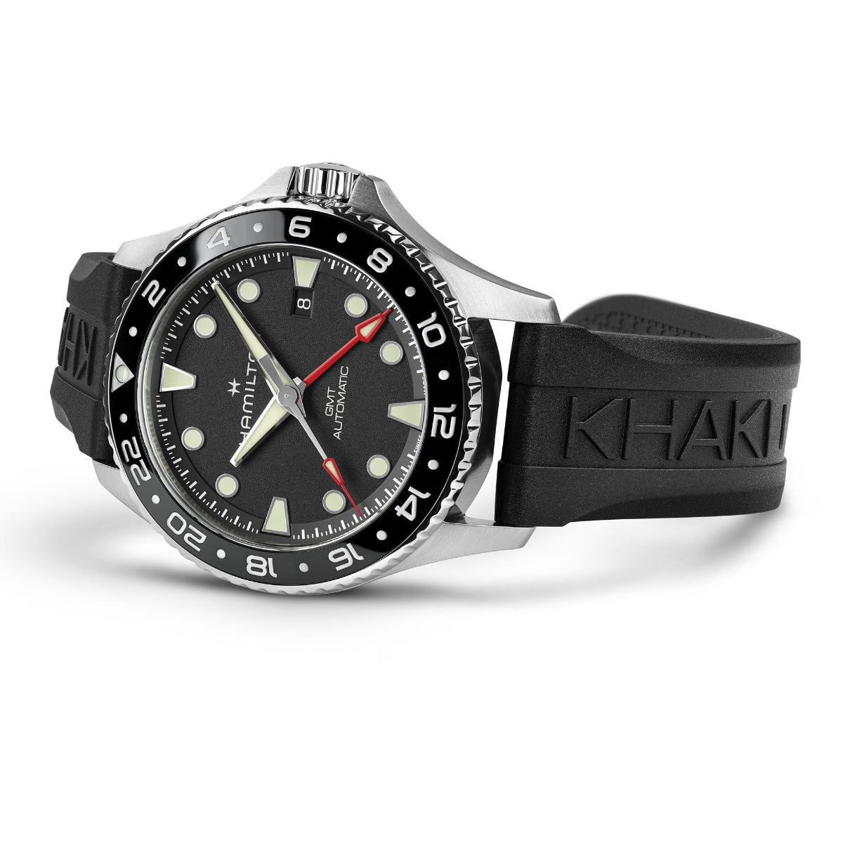 ハミルトン HAMILTON カーキ ネイビー スキューバ GMT H82555330 腕時計 メンズ 自動巻き ダイバーズ KHAKI NAVY【2026 新作】【正規品】【60回分割手数料無料！】