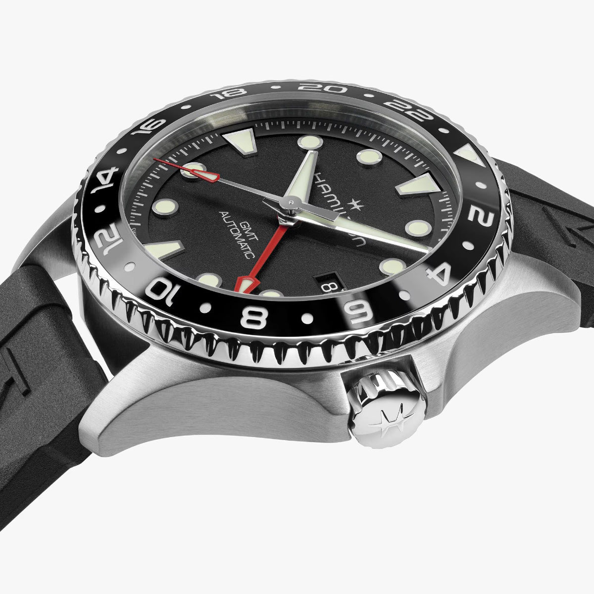 ハミルトン HAMILTON カーキ ネイビー スキューバ GMT H82555330 腕時計 メンズ 自動巻き ダイバーズ KHAKI NAVY【2026 新作】【正規品】【60回分割手数料無料！】