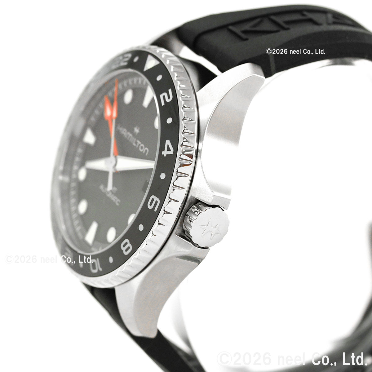 ハミルトン HAMILTON カーキ ネイビー スキューバ GMT H82555330 腕時計 メンズ 自動巻き ダイバーズ KHAKI NAVY【2026 新作】【正規品】【60回分割手数料無料！】