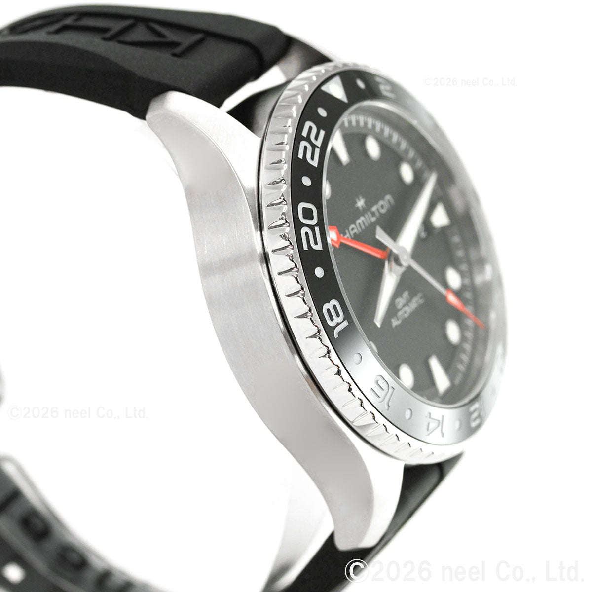 ハミルトン HAMILTON カーキ ネイビー スキューバ GMT H82555330 腕時計 メンズ 自動巻き ダイバーズ KHAKI NAVY【2026 新作】【正規品】【60回分割手数料無料！】