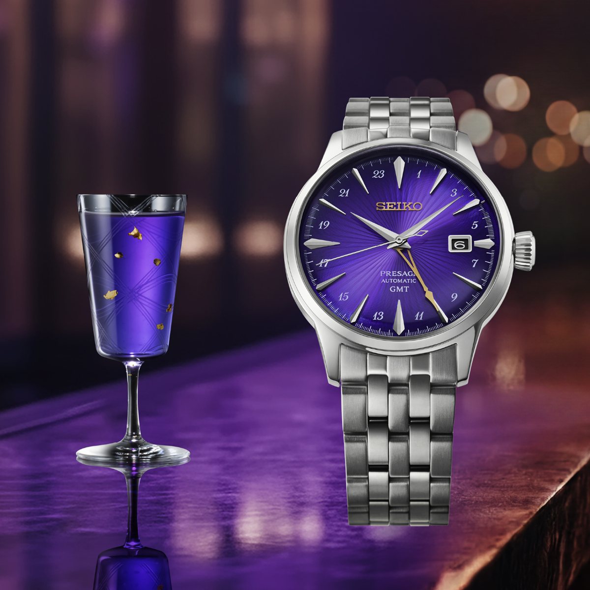 セイコー プレザージュ SEIKO PRESAGE 自動巻き メカニカル セイコー創業145周年記念限定 腕時計 江戸紫 HCB006J カクテルタイム Cocktail Time【2026 新作】