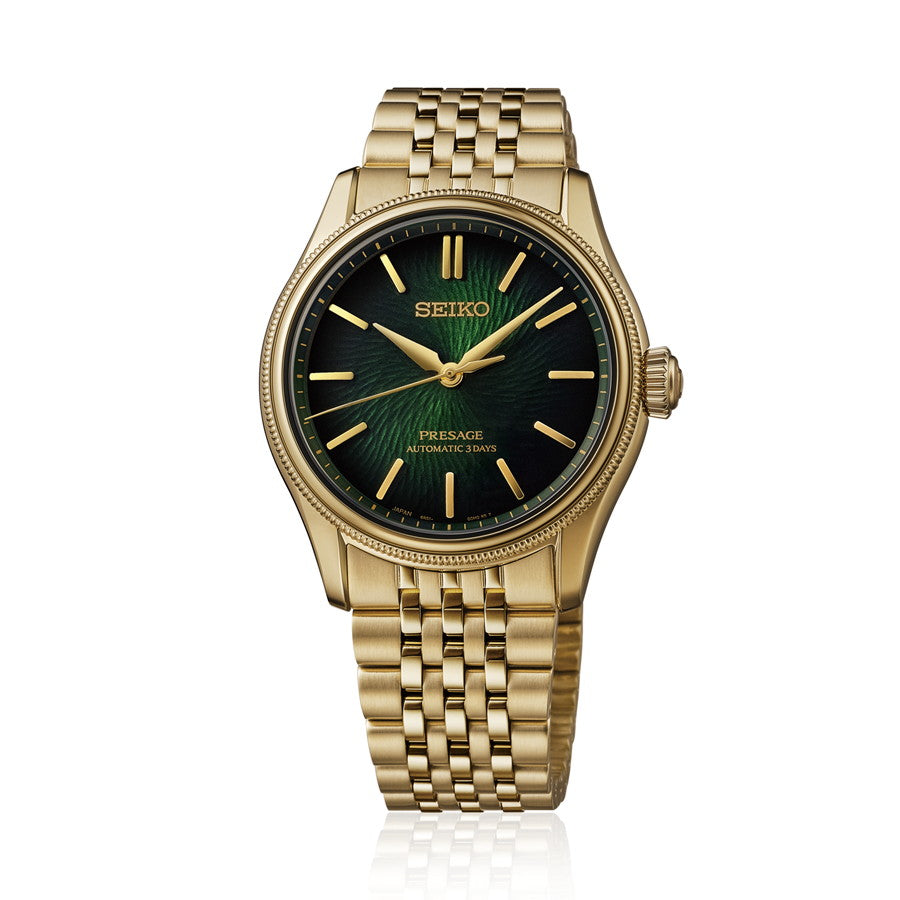 セイコー プレザージュ SEIKO PRESAGE 自動巻 TRADMAN’S BONSAI 限定 コアショップ限定 腕時計 クラシック HCC011J Classic 黒松の盆栽 月夜の松【2026 新作】
