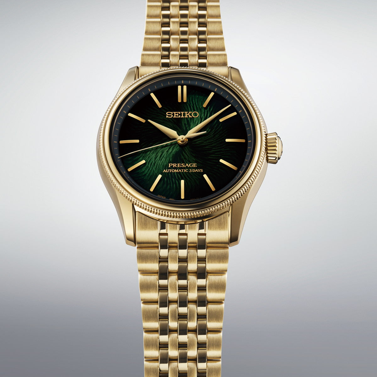 セイコー プレザージュ SEIKO PRESAGE 自動巻 TRADMAN’S BONSAI 限定 コアショップ限定 腕時計 クラシック HCC011J Classic 黒松の盆栽 月夜の松【2026 新作】
