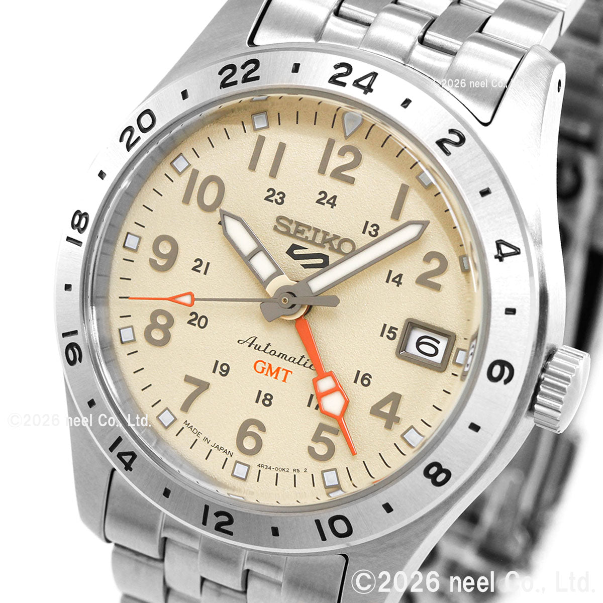 セイコー5 スポーツ SEIKO 5 SPORTS 自動巻き メカニカル 腕時計 メンズ セイコーファイブ フィールド Field Series HDB002J サンドベージュ【2026 新作】