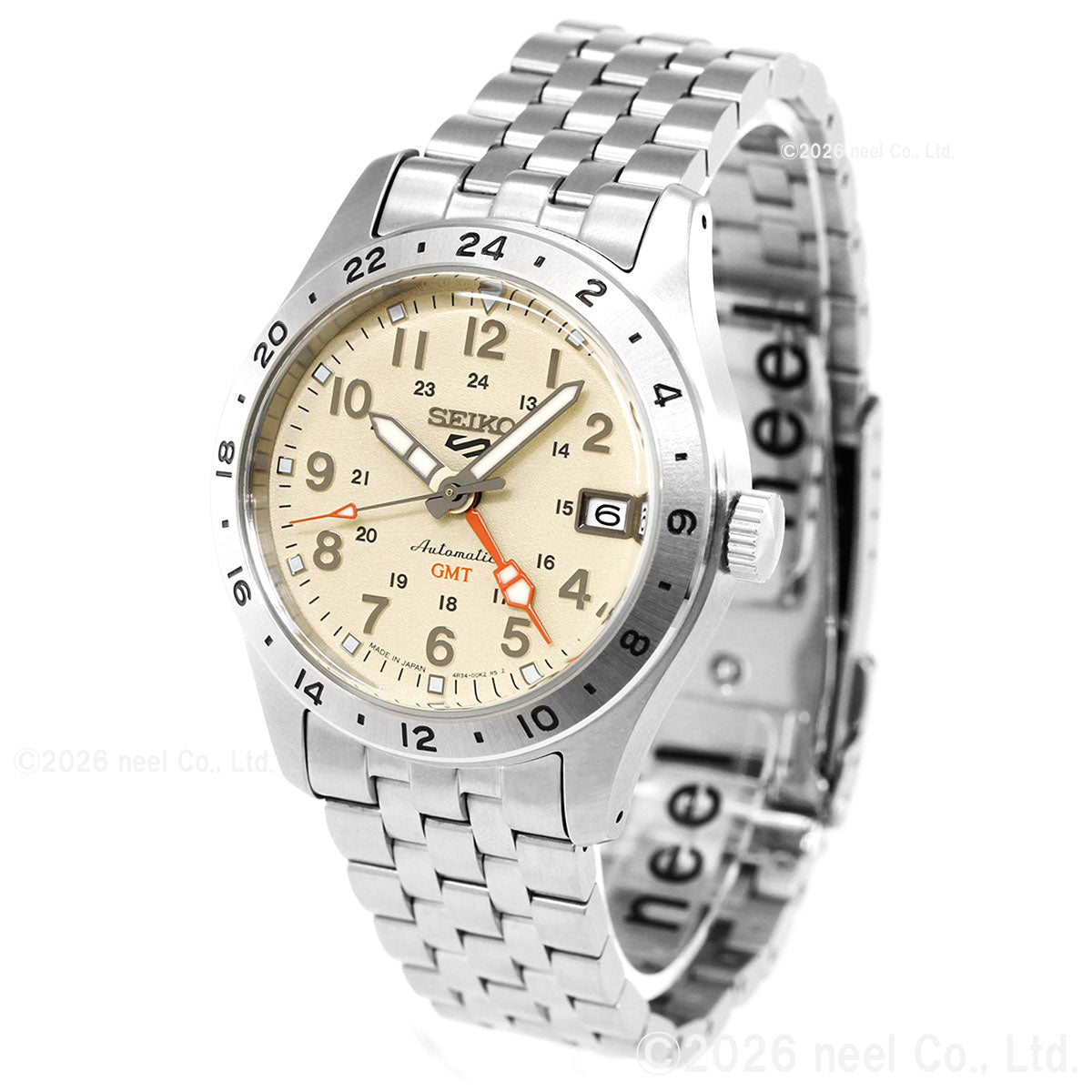 セイコー5 スポーツ SEIKO 5 SPORTS 自動巻き メカニカル 腕時計 メンズ セイコーファイブ フィールド Field Series HDB002J サンドベージュ【2026 新作】