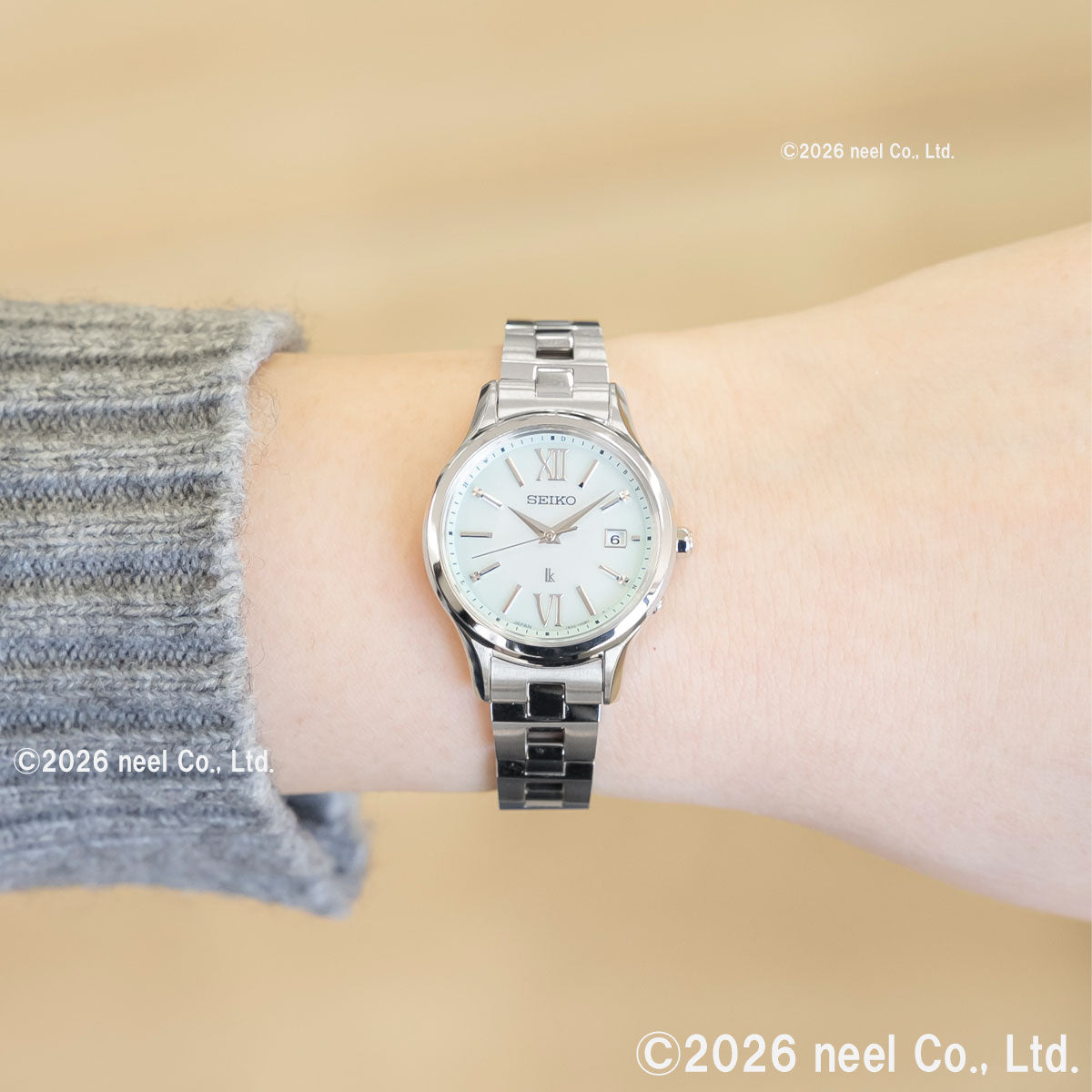 セイコー ルキア SEIKO LUKIA 電波 ソーラー ペア限定モデル 腕時計 レディース HEE001J Essential Collection エバーグリーン EVERGREEN【2026 新作】