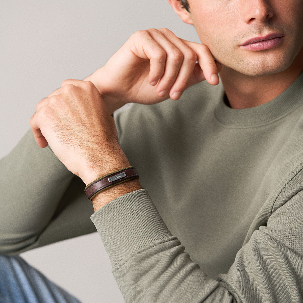 フォッシル FOSSIL Everett アクセサリー ブレスレット メンズ JA7315998