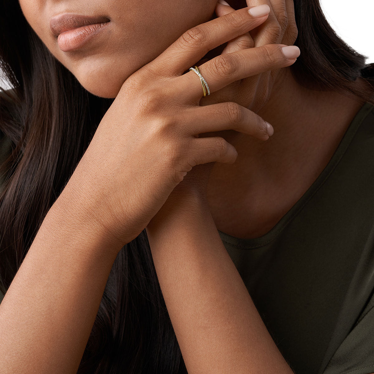 フォッシル FOSSIL Ellis アクセサリー 指輪 リング サイズ（US）8 レディース JF037527108