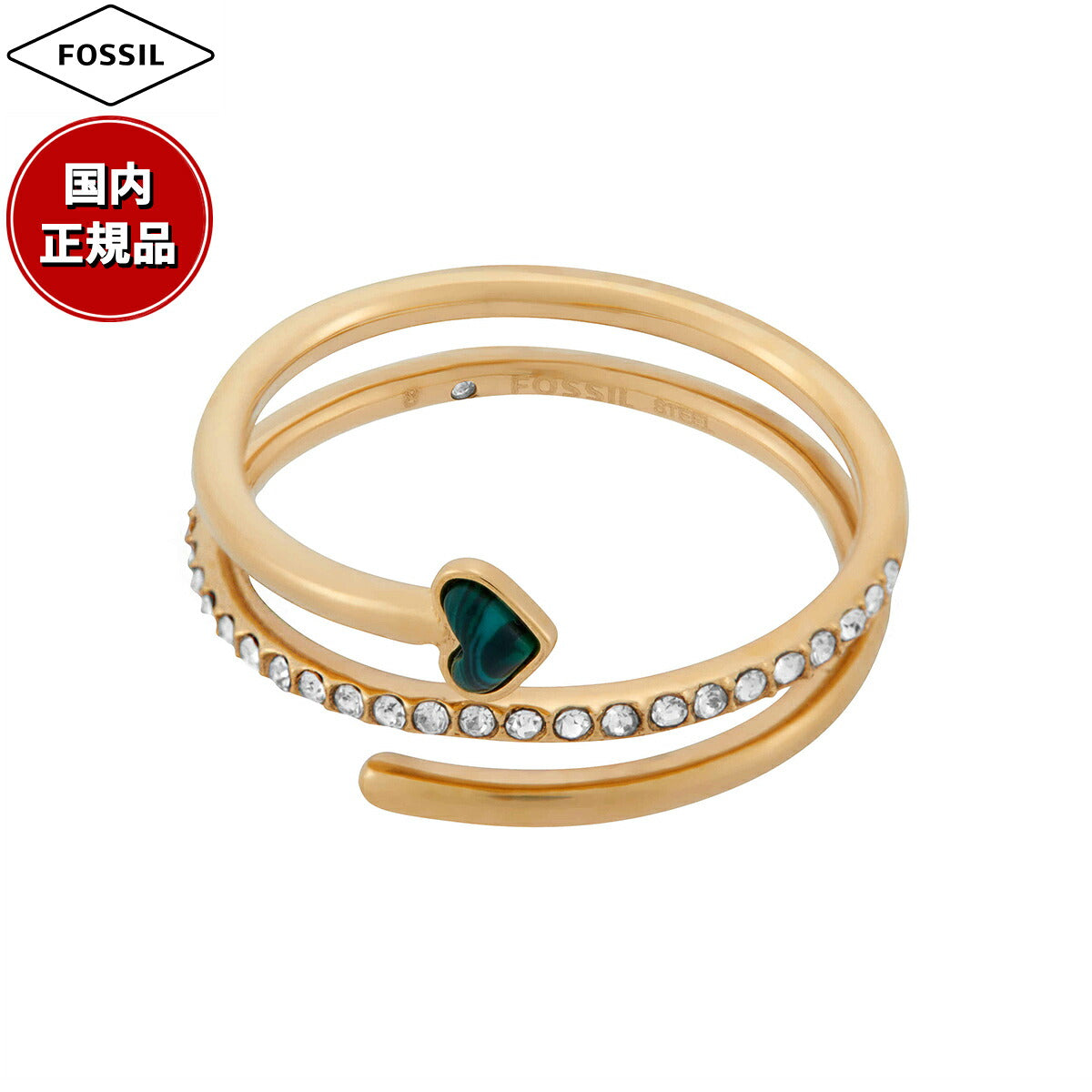 フォッシル FOSSIL Sutton アクセサリー 指輪 リング サイズ（US）9 レディース JF048607109