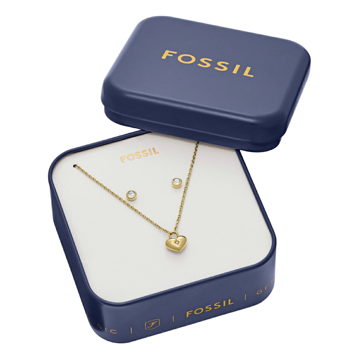 フォッシル FOSSIL Sadie アクセサリー ネックレス＆ピアス ギフトセット レディース JF04881SET