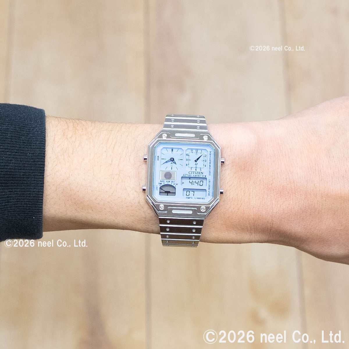 シチズンコレクション レコードレーベル RECORD LABEL JG2120-73L 特定店限定モデル 腕時計 PLAYGROUND Edition THERMO SENSOR CITIZEN COLLECTION【2026 新作】
