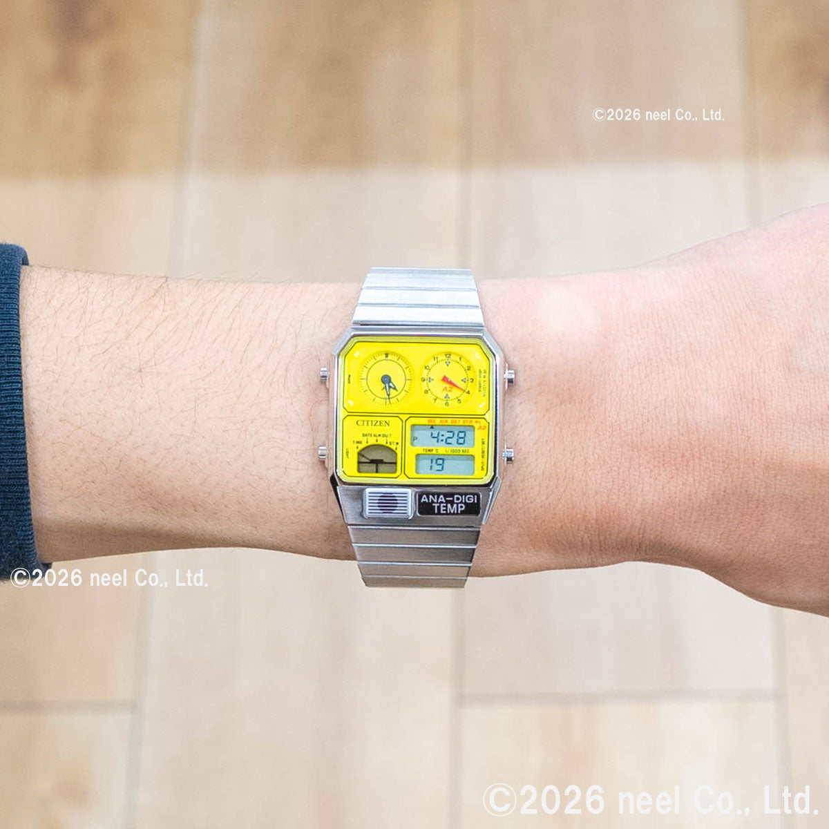 シチズンコレクション レコードレーベル RECORD LABEL JG2170-59Y アナデジテンプ 特定店限定 腕時計 PLAYGROUND Edition ANA-DIGI TEMP CITIZEN COLLECTION【2026 新作】