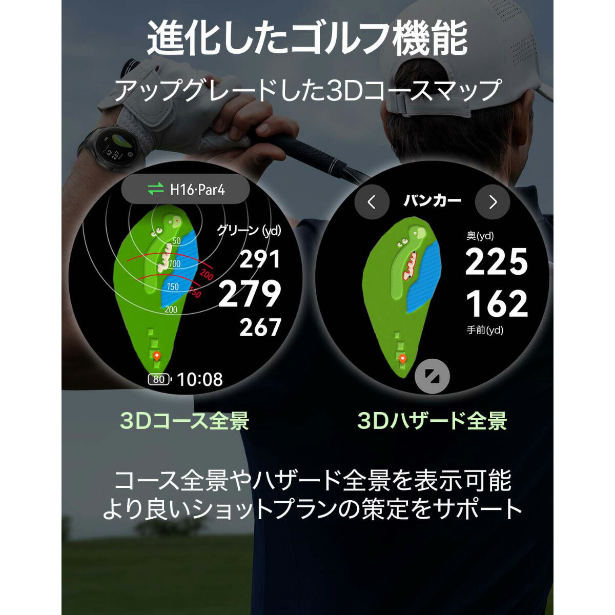 ファーウェイ HUAWEI スマートウォッチ WATCH GT5 PRO 42mm JNA-B29-CR ウェアラブル 血中酸素 ゴルフナビ ホワイト 腕時計 メンズ レディース【2024 新作】