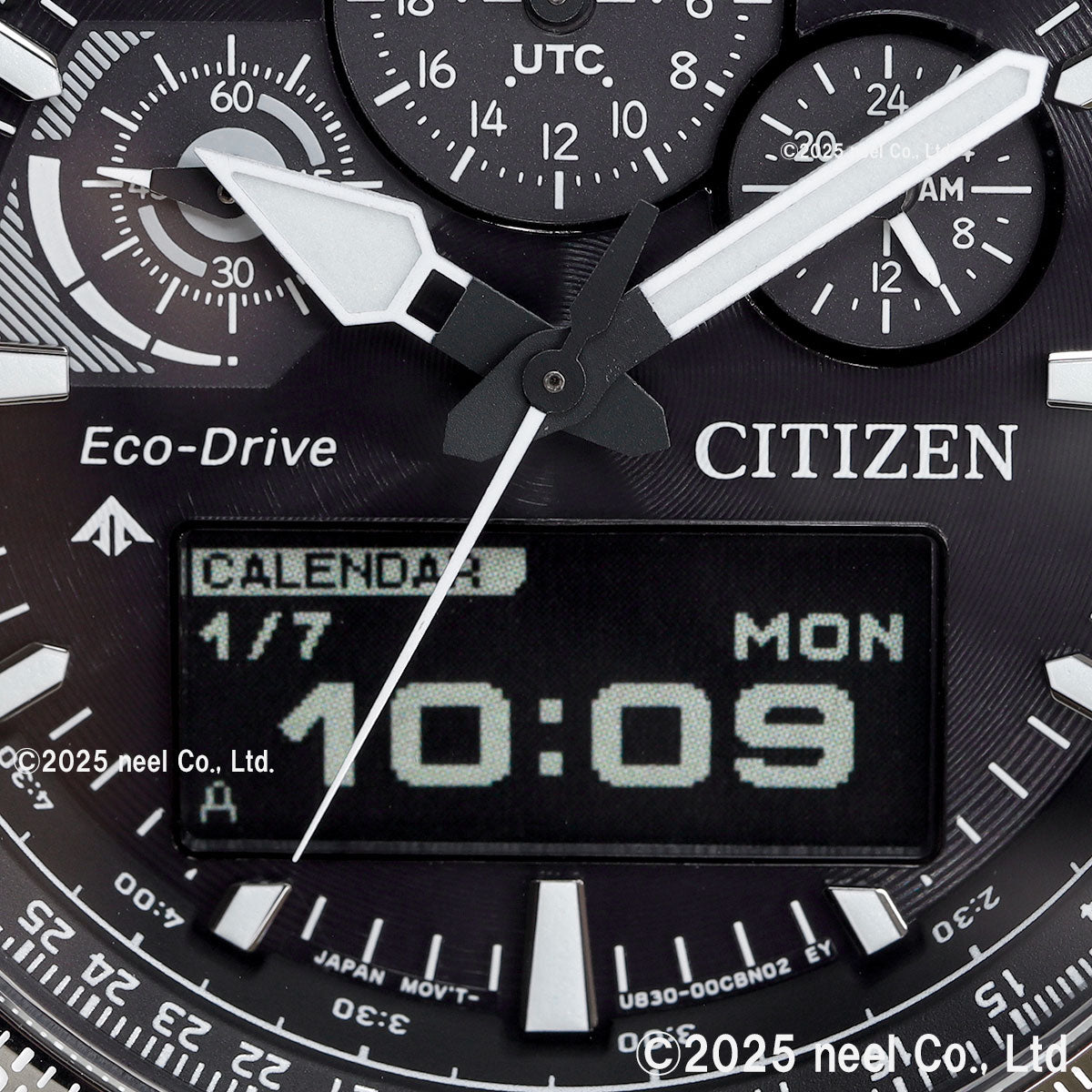 シチズン プロマスター スカイ エコドライブ 腕時計 メンズ JV2005-58E ソーラー クロノグラフ アナデジ CITIZEN PROMASTER SKY【2025 新作】