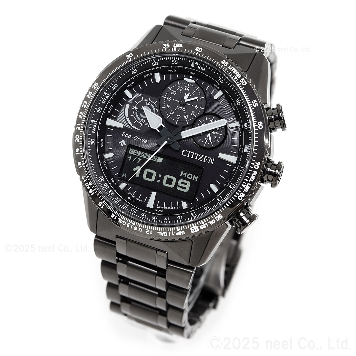 シチズン プロマスター スカイ エコドライブ 腕時計 メンズ JV2005-58E ソーラー クロノグラフ アナデジ CITIZEN PROMASTER SKY【2025 新作】
