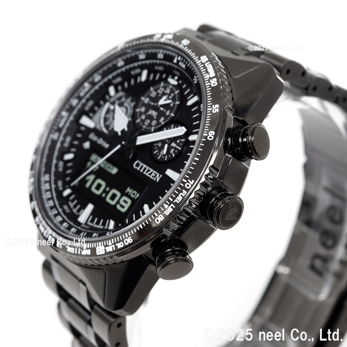 シチズン プロマスター スカイ エコドライブ 腕時計 メンズ JV2005-58E ソーラー クロノグラフ アナデジ CITIZEN PROMASTER SKY【2025 新作】