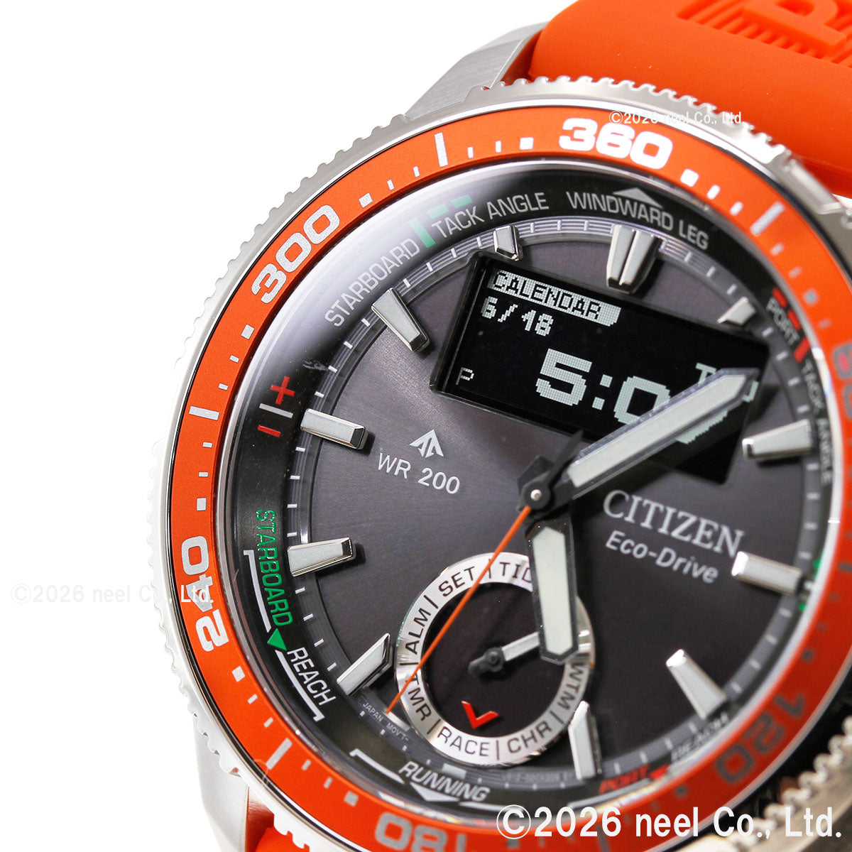 シチズン プロマスター マリン エコドライブ コンビネーションウオッチ Wave Tracker 腕時計 メンズ JV3000-13E ソーラー CITIZEN PROMASTER MARINE【2026 新作】