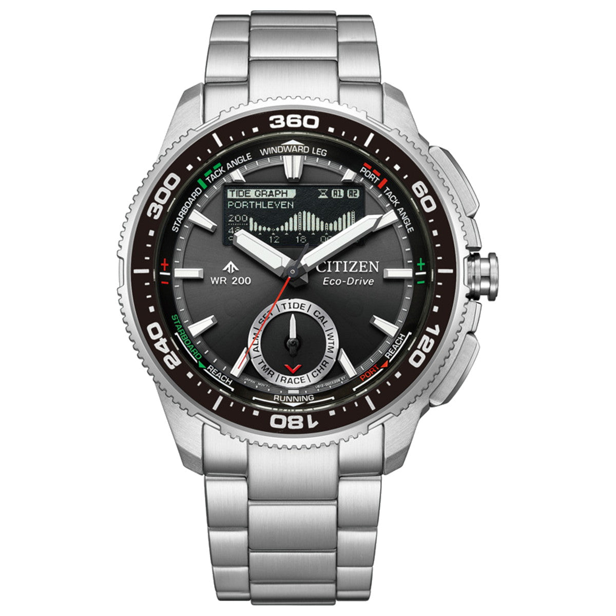 シチズン プロマスター マリン エコドライブ コンビネーションウオッチ Wave Tracker 腕時計 メンズ JV3001-53E ソーラー CITIZEN PROMASTER MARINE【2026 新作】