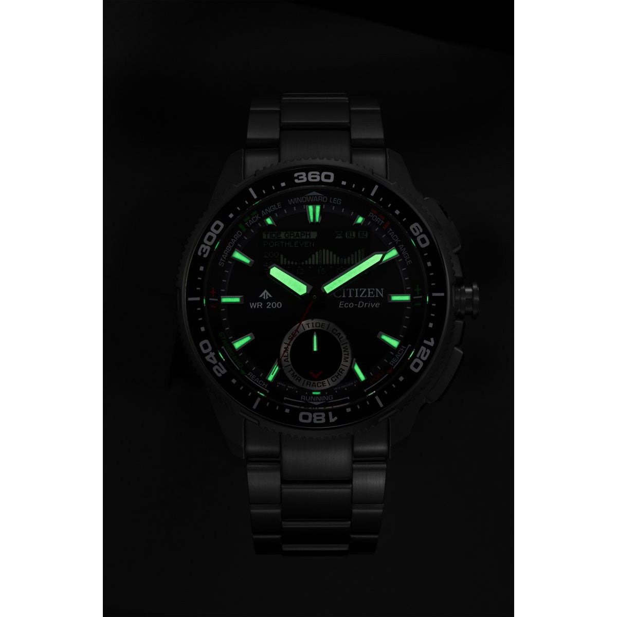 シチズン プロマスター マリン エコドライブ コンビネーションウオッチ Wave Tracker 腕時計 メンズ JV3001-53E ソーラー CITIZEN PROMASTER MARINE【2026 新作】