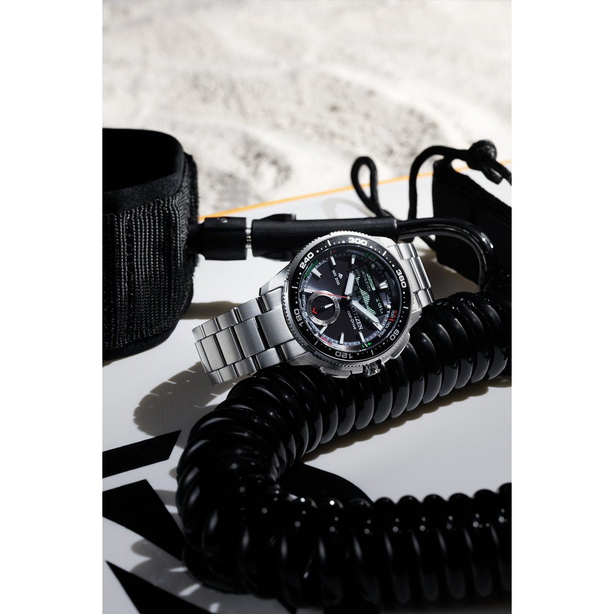 シチズン プロマスター マリン エコドライブ コンビネーションウオッチ Wave Tracker 腕時計 メンズ JV3001-53E ソーラー CITIZEN PROMASTER MARINE【2026 新作】