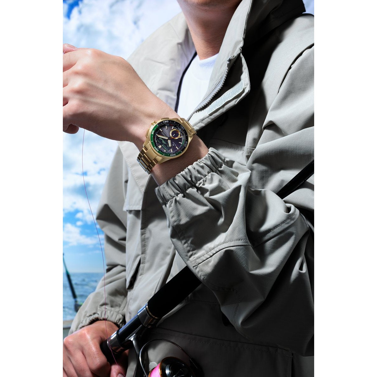 シチズン プロマスター マリン エコドライブ コンビネーションウオッチ Wave Tracker 腕時計 メンズ JV3002-51E ソーラー CITIZEN PROMASTER MARINE【2026 新作】