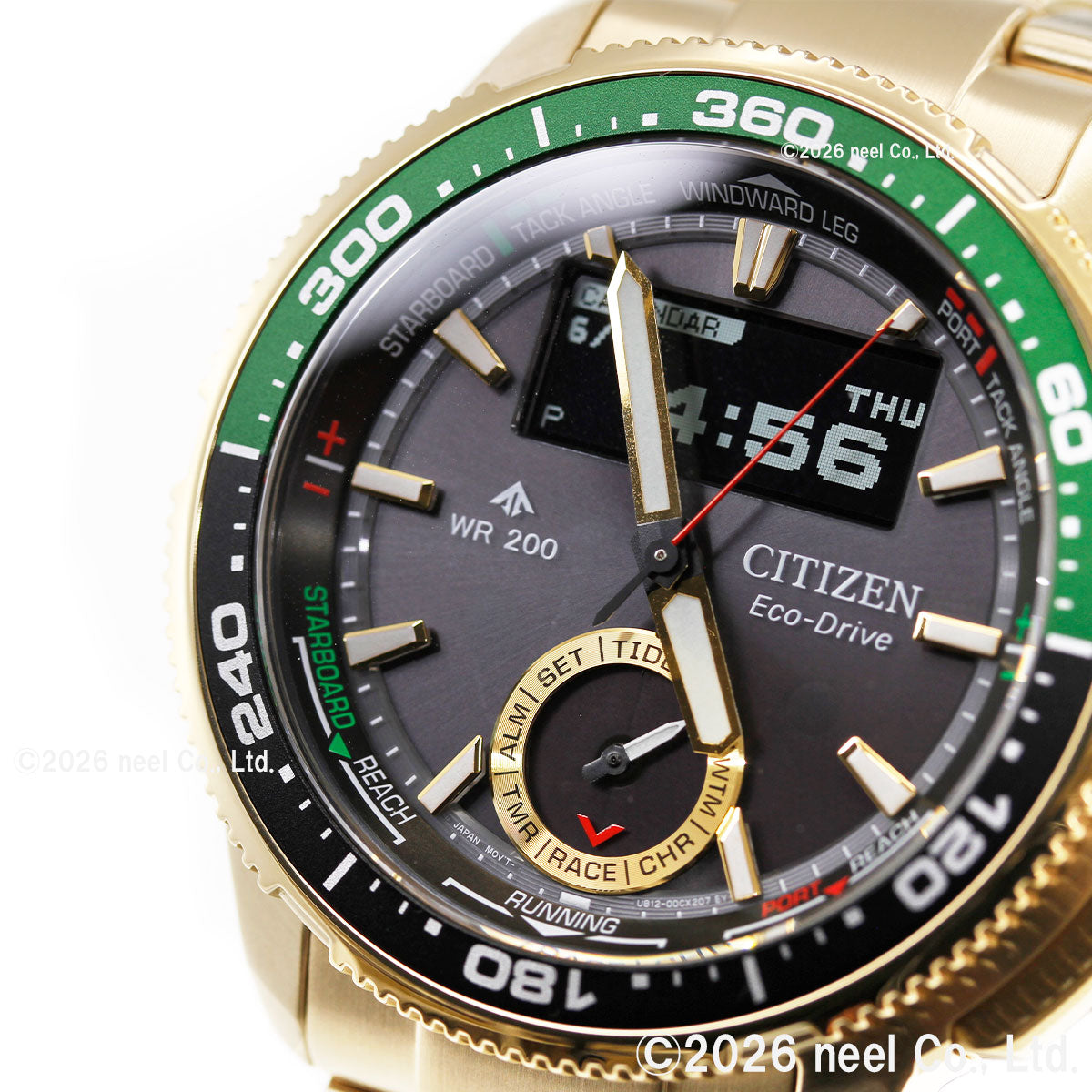 シチズン プロマスター マリン エコドライブ コンビネーションウオッチ Wave Tracker 腕時計 メンズ JV3002-51E ソーラー CITIZEN PROMASTER MARINE【2026 新作】