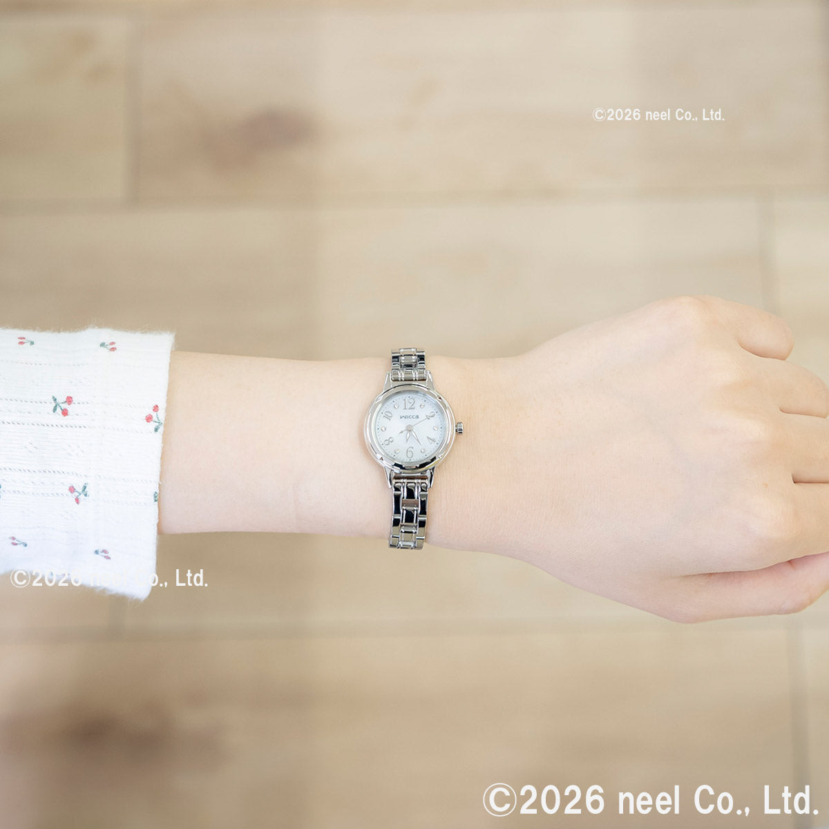 シチズン ウィッカ CITIZEN wicca ソーラー エコドライブ 腕時計 レディース スワロフスキーモデル KH9-914-15
