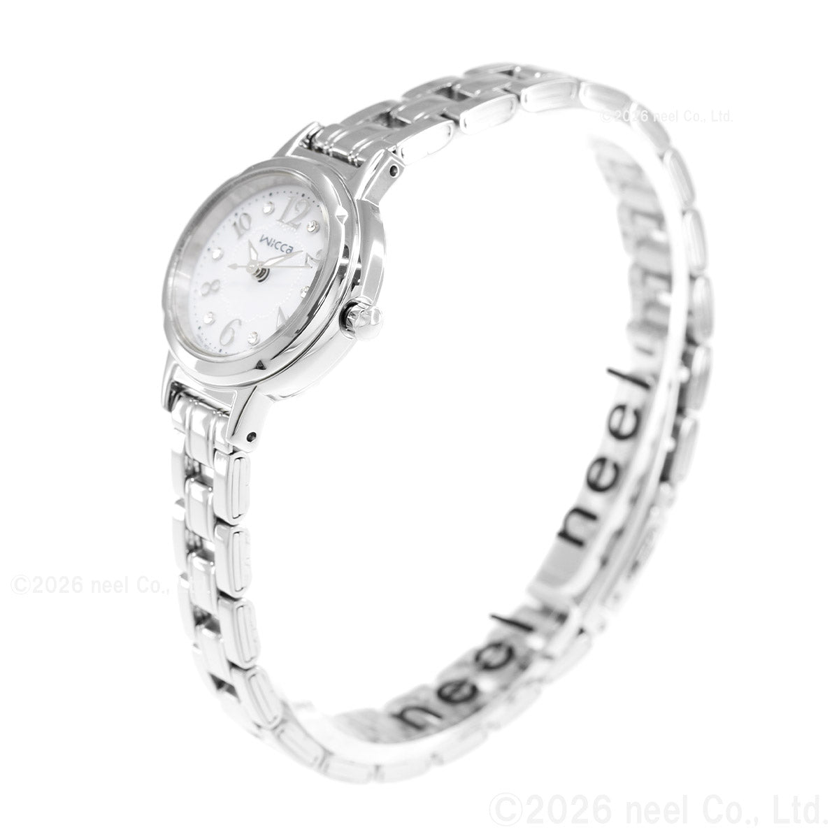 シチズン ウィッカ CITIZEN wicca ソーラー エコドライブ 腕時計 レディース スワロフスキーモデル KH9-914-15