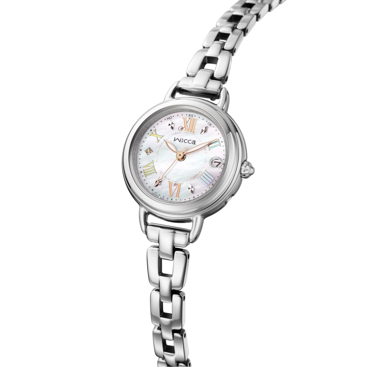 シチズン ウィッカ CITIZEN wicca ソーラーテック 電波時計 限定モデル 腕時計 レディース KL0-511-21 カフェタイム 替えバンド付属【2026 新作】