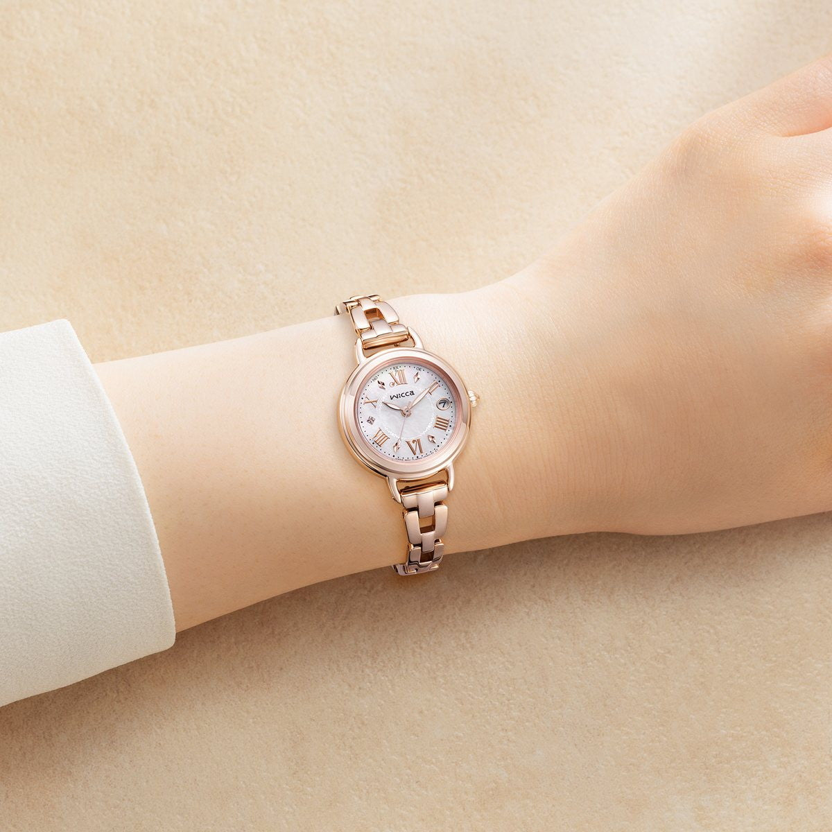 シチズン ウィッカ CITIZEN wicca ソーラーテック 電波時計 腕時計 レディース KL0-561-21 カフェタイム【2026 新作】