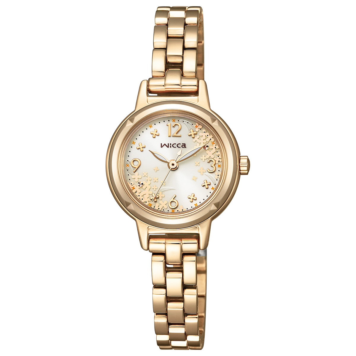 シチズン ウィッカ CITIZEN wicca ソーラーテック 秋限定モデル 腕時計 レディース KP3-627-91 キンモクセイ 替えバンド付属【2025 新作】