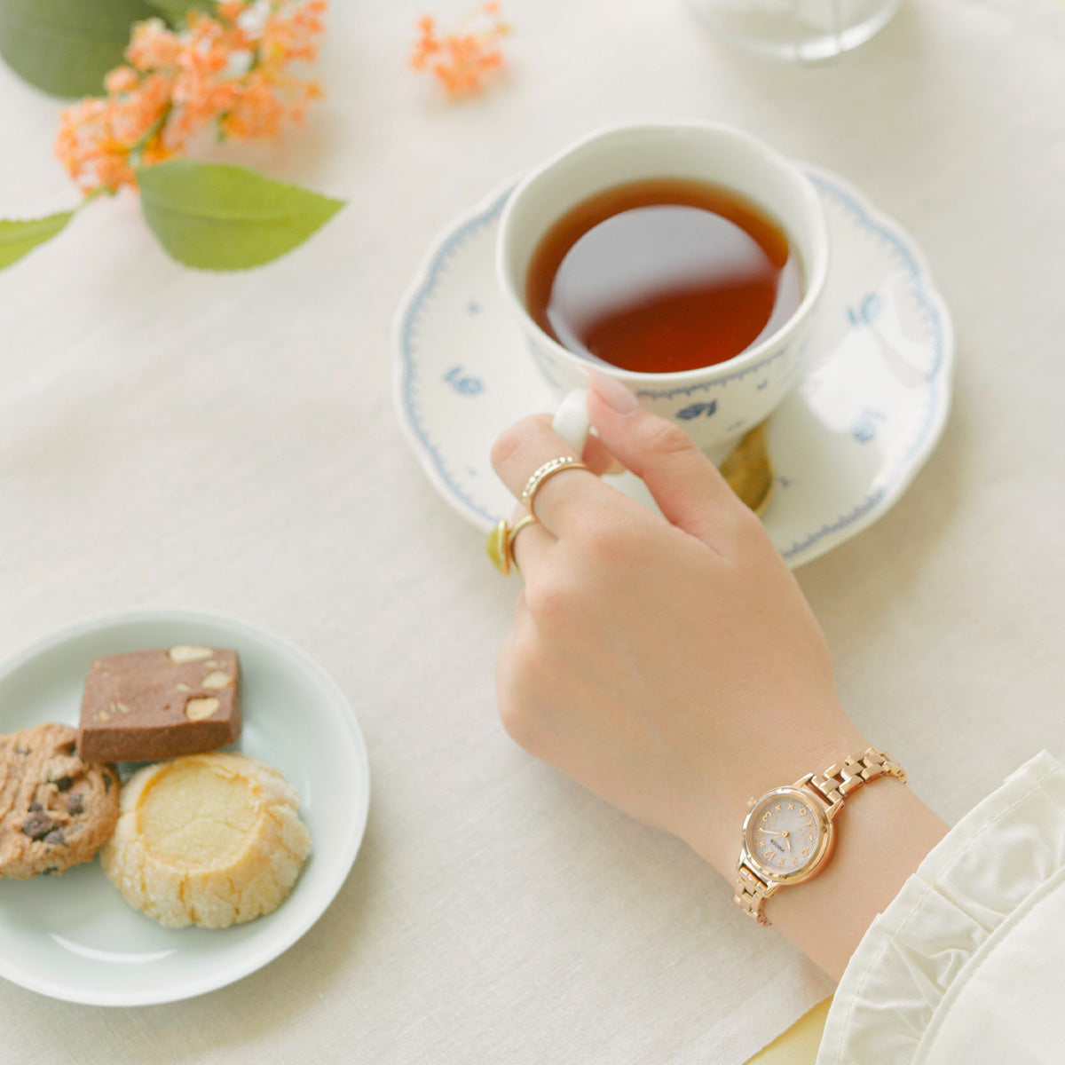 シチズン ウィッカ CITIZEN wicca ソーラーテック 秋限定モデル 腕時計 レディース KP3-627-91 キンモクセイ 替えバンド付属【2025 新作】