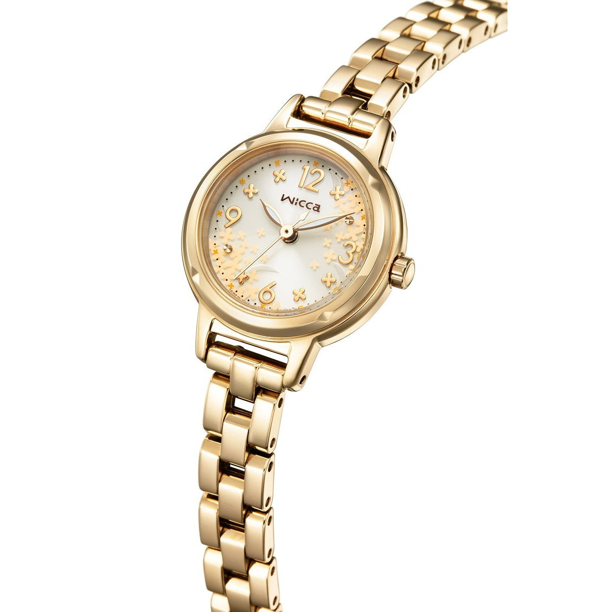 シチズン ウィッカ CITIZEN wicca ソーラーテック 秋限定モデル 腕時計 レディース KP3-627-91 キンモクセイ 替えバンド付属【2025 新作】
