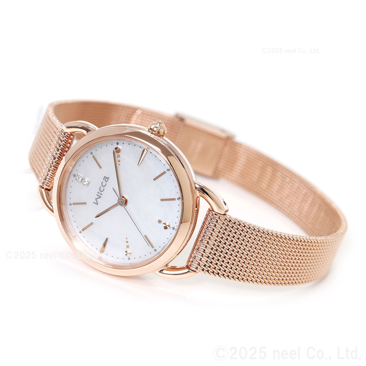 シチズン ウィッカ CITIZEN wicca ソーラーテック 冬限定モデル 腕時計 レディース KP6-065-21 替えバンド付属【2025 新作】