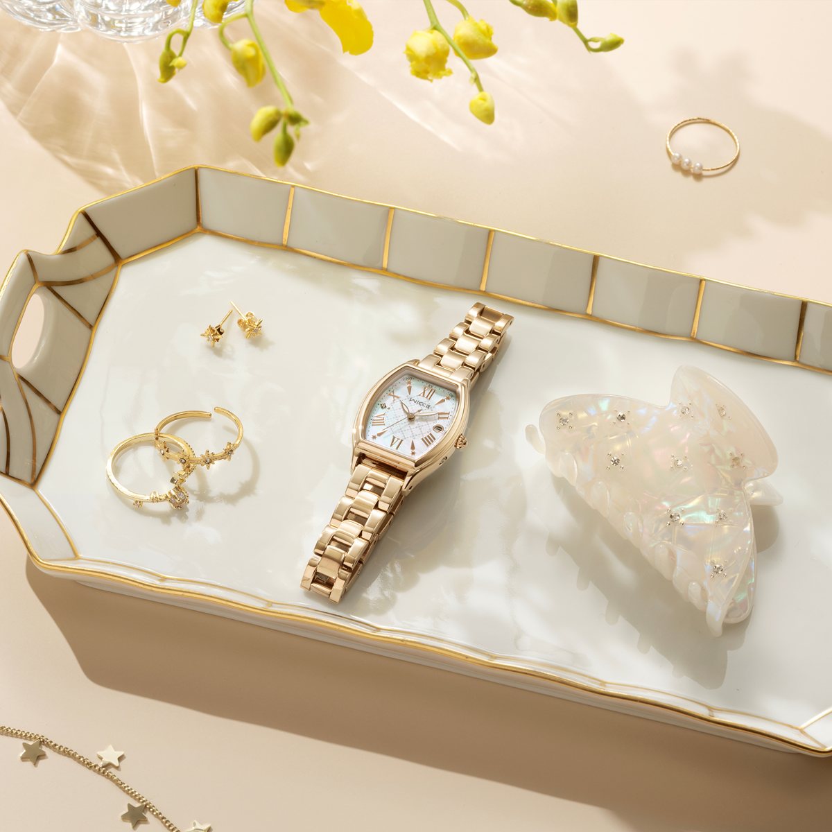 シチズン ウィッカ CITIZEN wicca ソーラーテック 電波時計 限定モデル 腕時計 レディース KS4-022-21 inner star【2025 新作】