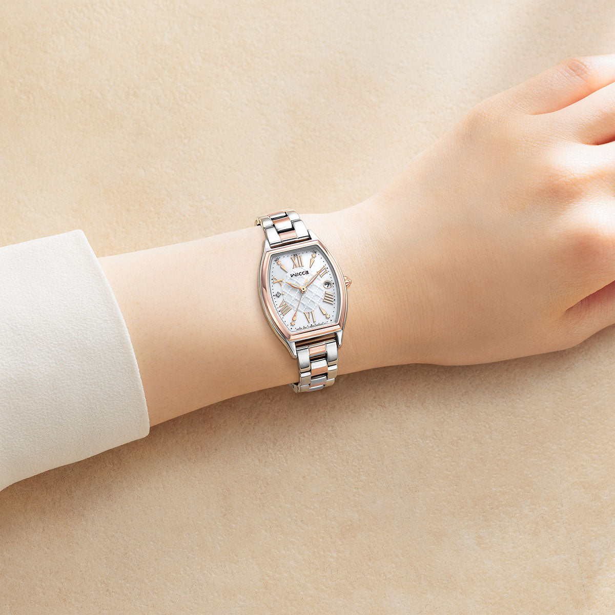 シチズン ウィッカ CITIZEN wicca ソーラーテック 電波時計 腕時計 レディース KS4-031-11 inner star【2025 新作】