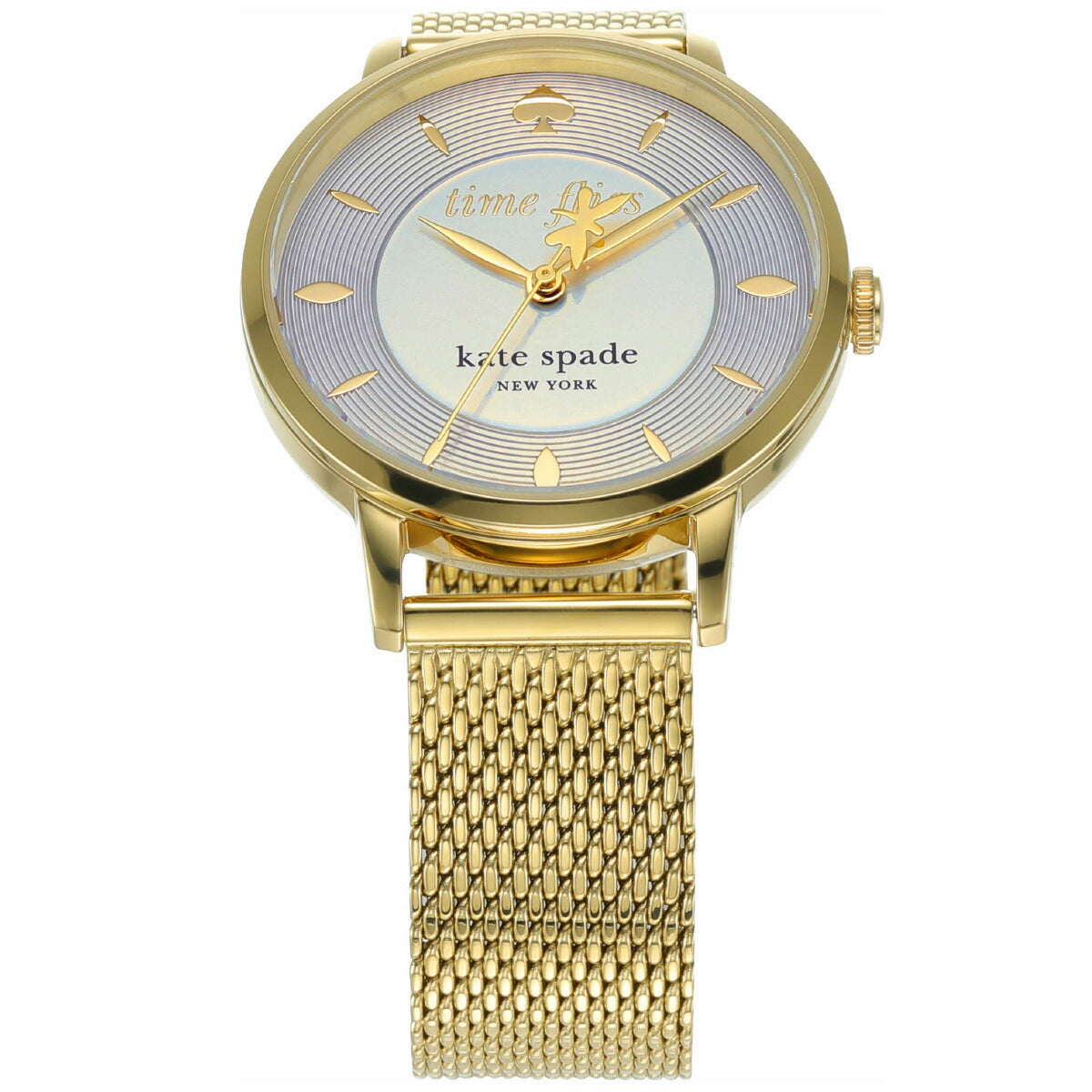 ケイトスペード ニューヨーク kate spade new york 腕時計 レディース メトロ ゴールドトーン ステンレススチール メッシュウォッチ KSW1789