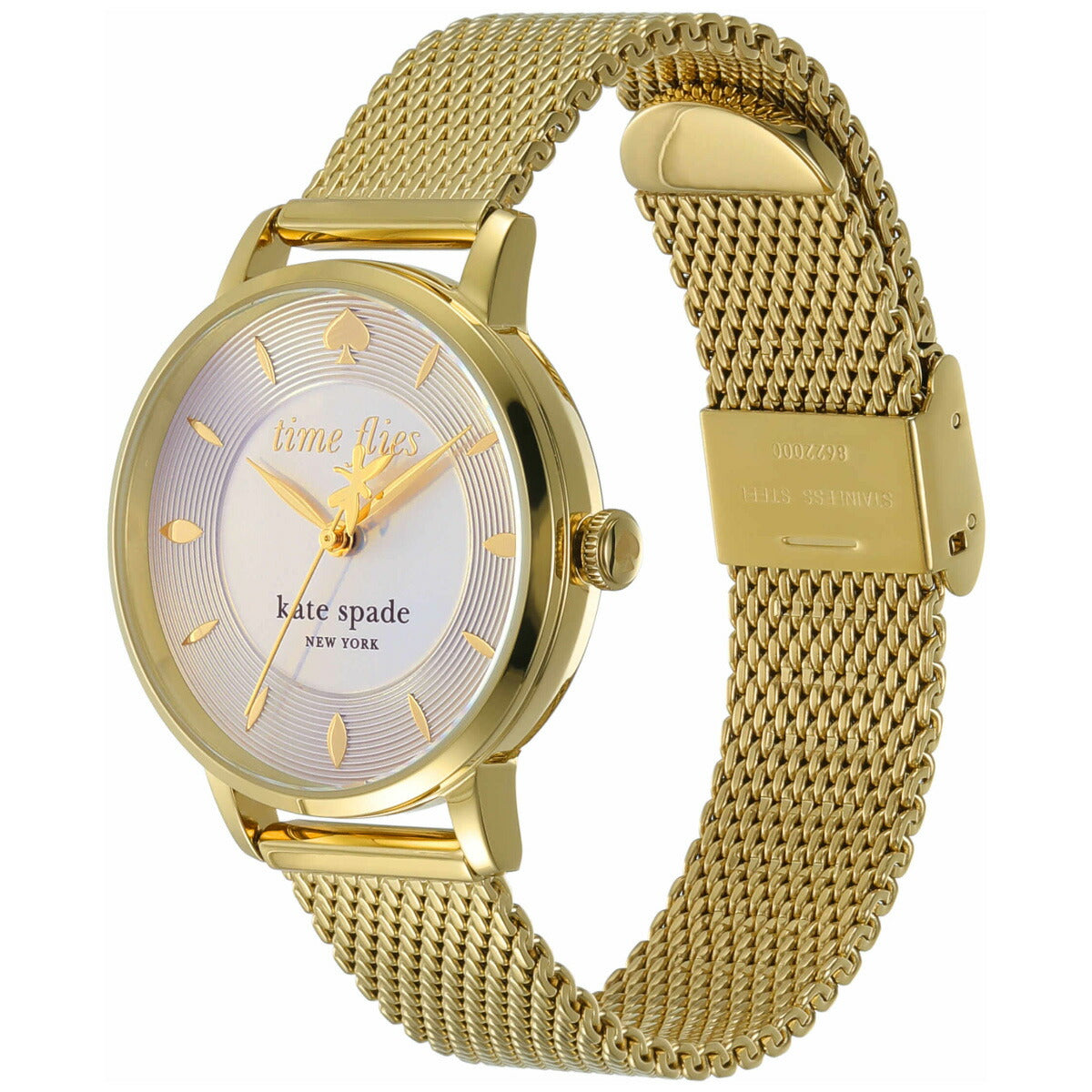 ケイトスペード ニューヨーク kate spade new york 腕時計 レディース メトロ ゴールドトーン ステンレススチール メッシュウォッチ KSW1789