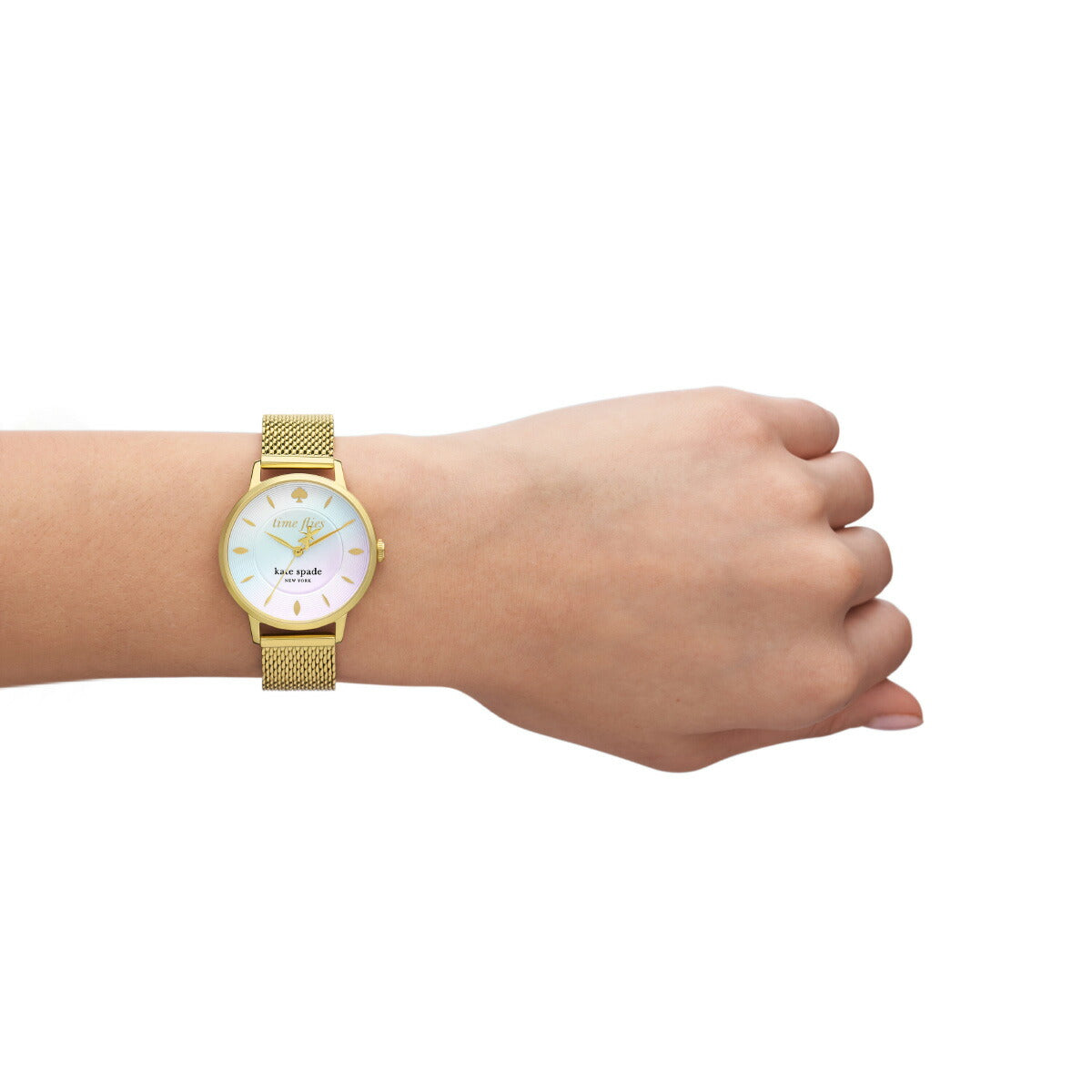 ケイトスペード ニューヨーク kate spade new york 腕時計 レディース メトロ ゴールドトーン ステンレススチール メッシュウォッチ KSW1789