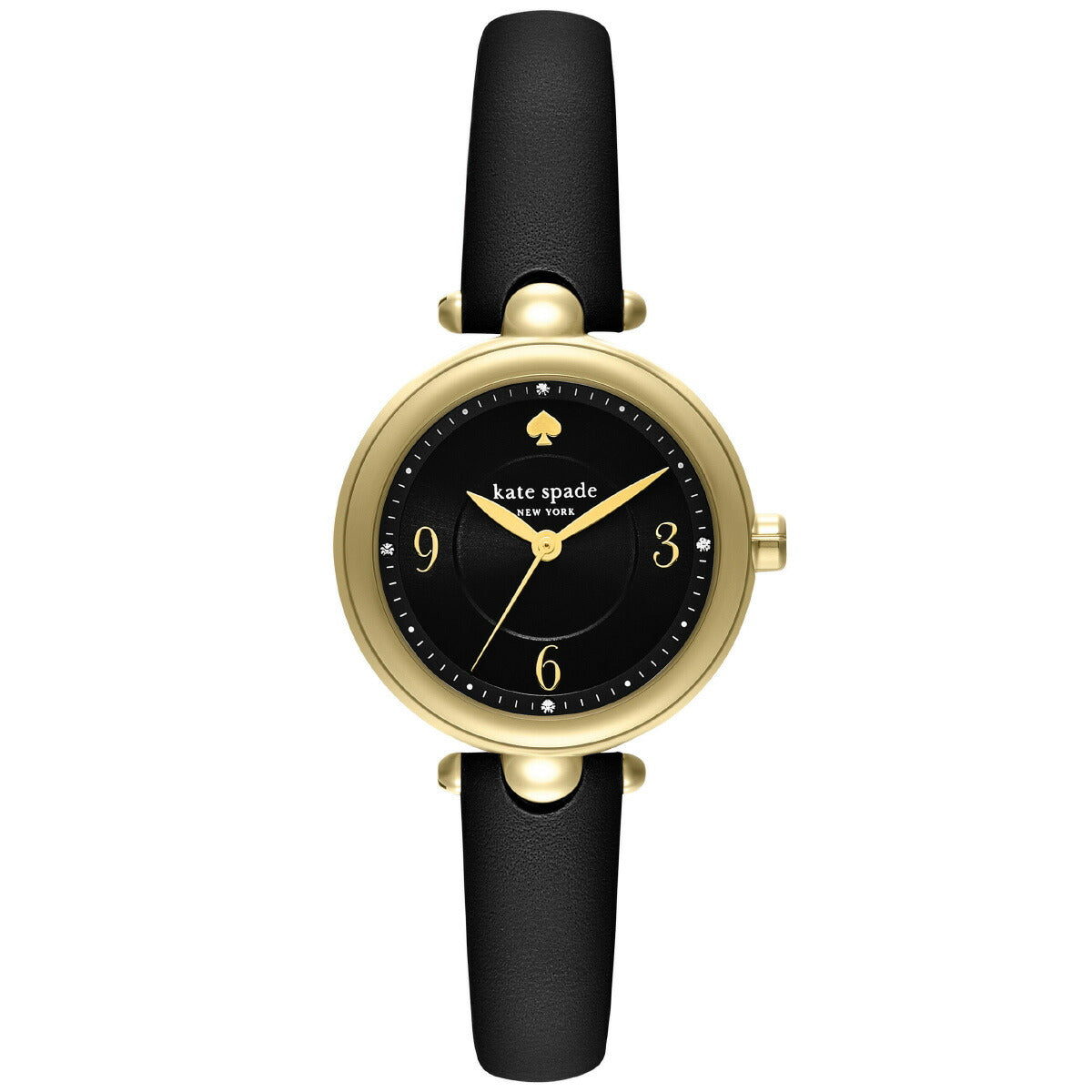 ケイトスペード ニューヨーク kate spade new york 腕時計 レディース グレイシー ラウンド ブラック ストラップ KSW1869【2025 新作】