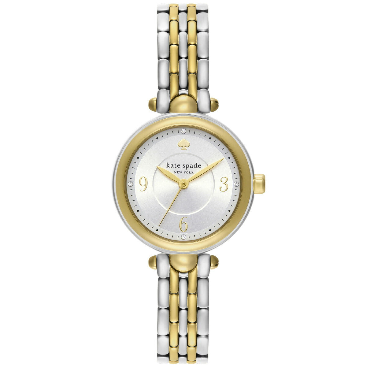 ケイトスペード ニューヨーク kate spade new york 腕時計 レディース グレイシー ラウンド ツートーン ブレスレット KSW1870【2025 新作】