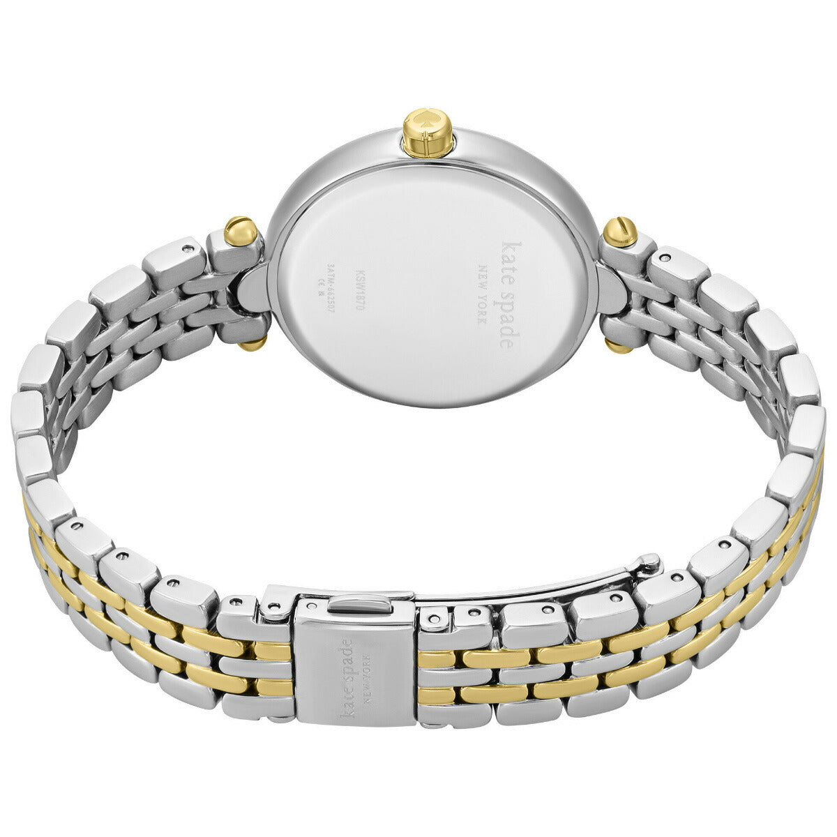 ケイトスペード ニューヨーク kate spade new york 腕時計 レディース グレイシー ラウンド ツートーン ブレスレット KSW1870【2025 新作】