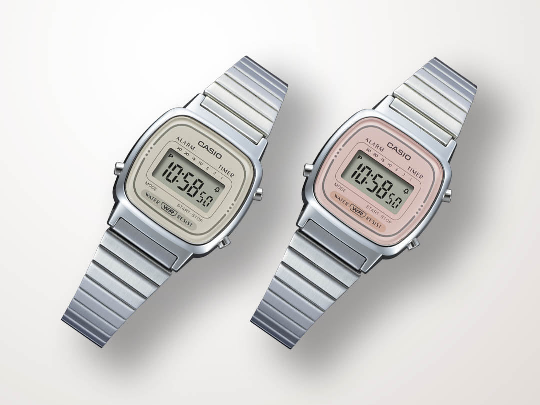 カシオ CASIO CLASSIC 限定モデル デジタル 腕時計 レディース LA670WEA-4A2JF グレイッシュピンク