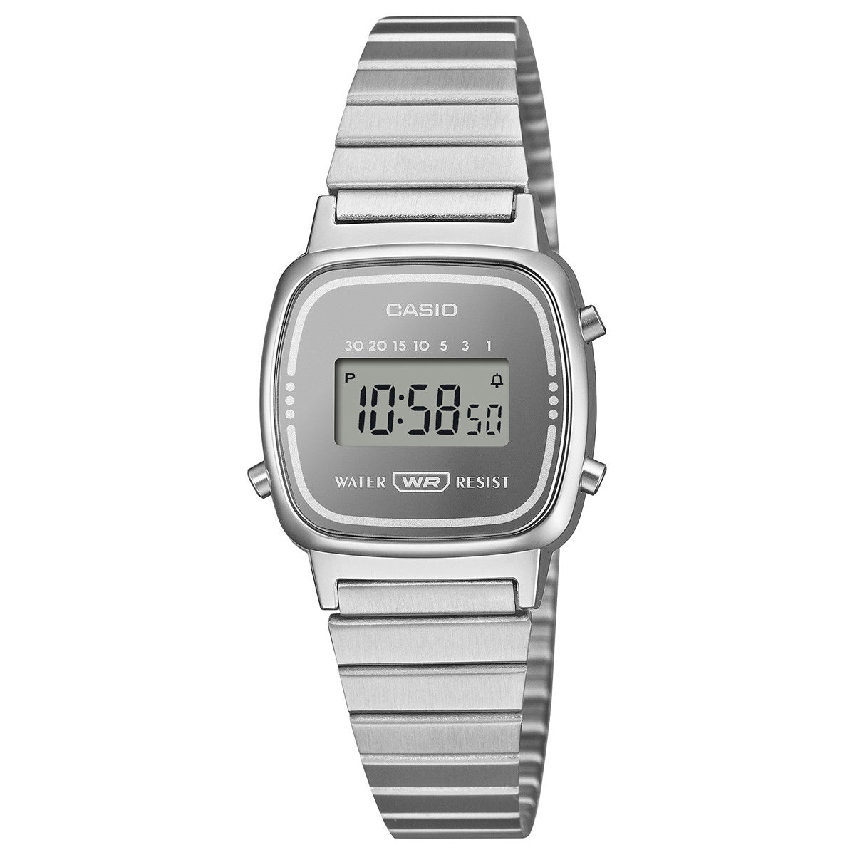 カシオ コレクション CASIO Collection デジタル 腕時計 レディース LA670WES-7AJF シルバー【2026 新作】
