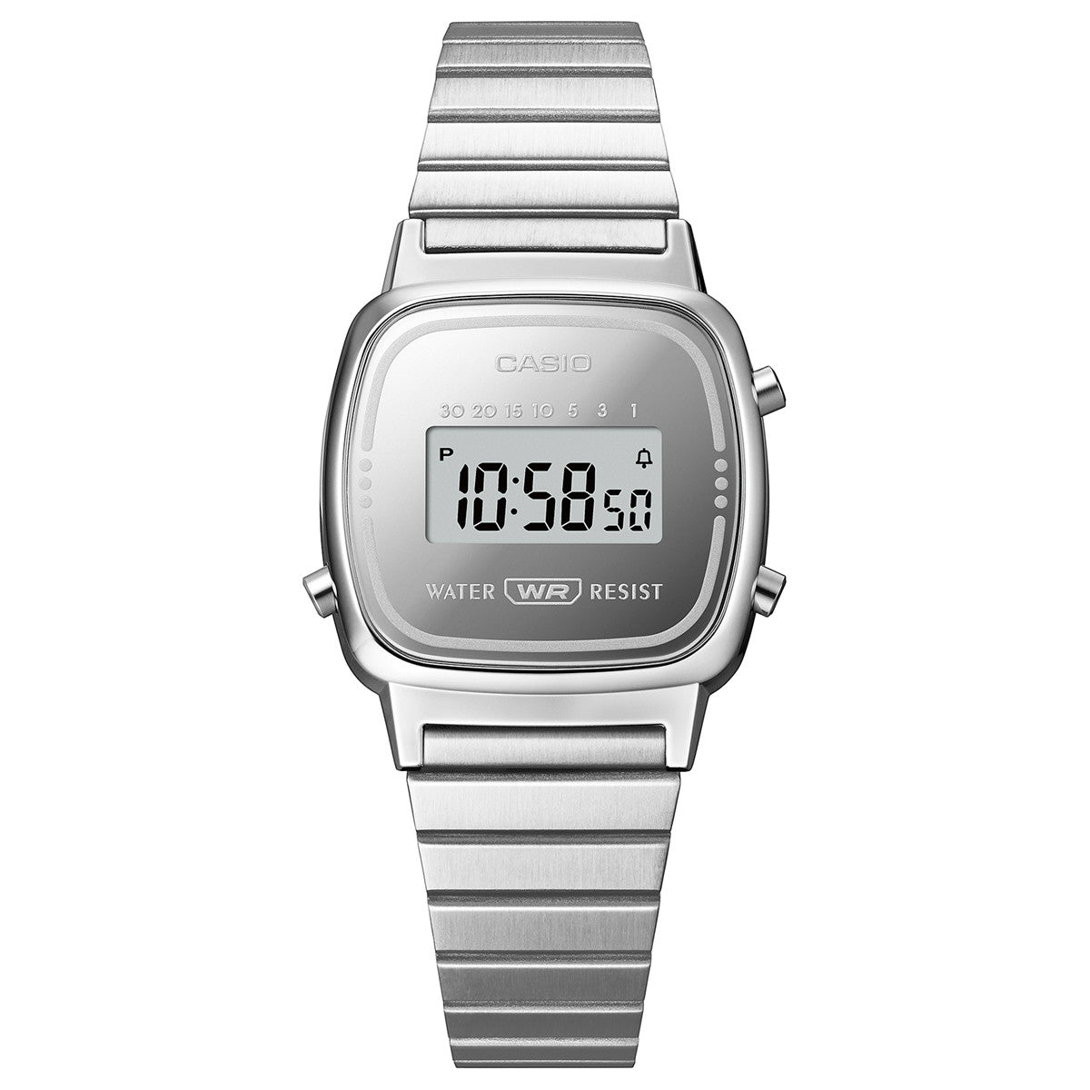 カシオ コレクション CASIO Collection デジタル 腕時計 レディース LA670WES-7AJF シルバー【2026 新作】