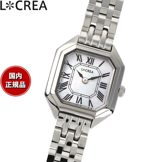 ルクレア LCREA カレ CARRE ソーラー 腕時計 レディース LC2004-SSWH5L
